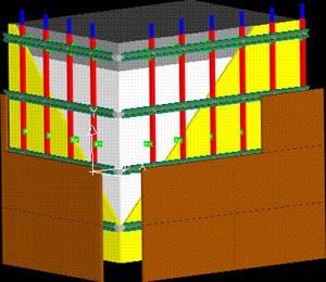 Ventilated Facade 3D DWG Detail for AutoCAD