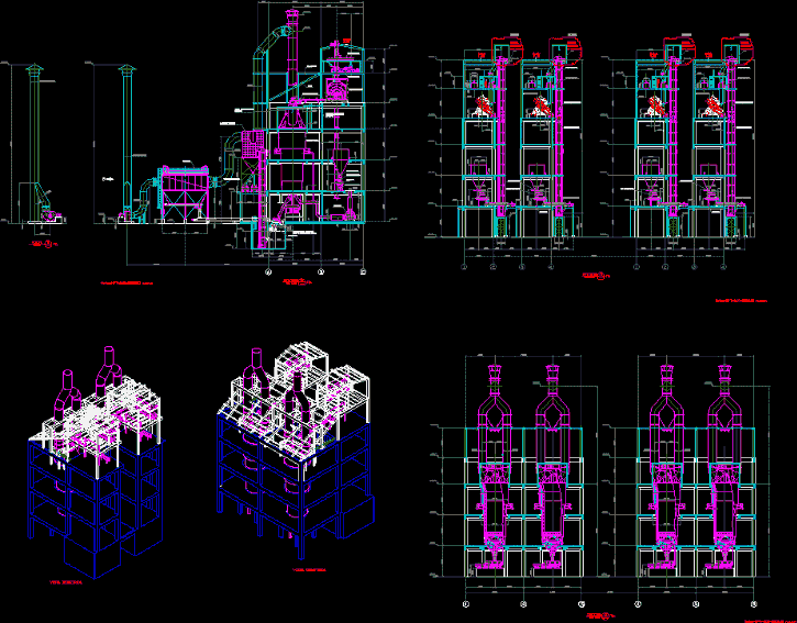 Vertical Furnace DWG Block for AutoCAD • Designs CAD