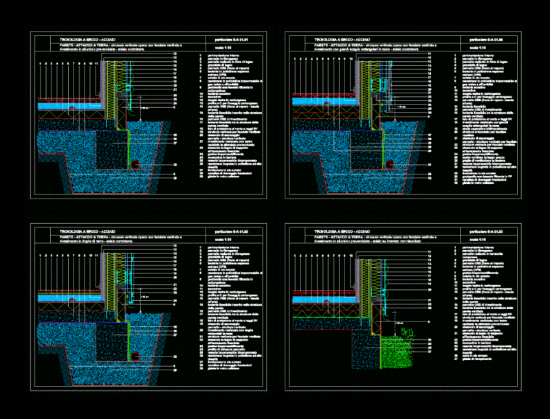 Wall Detail DWG Detail for AutoCAD