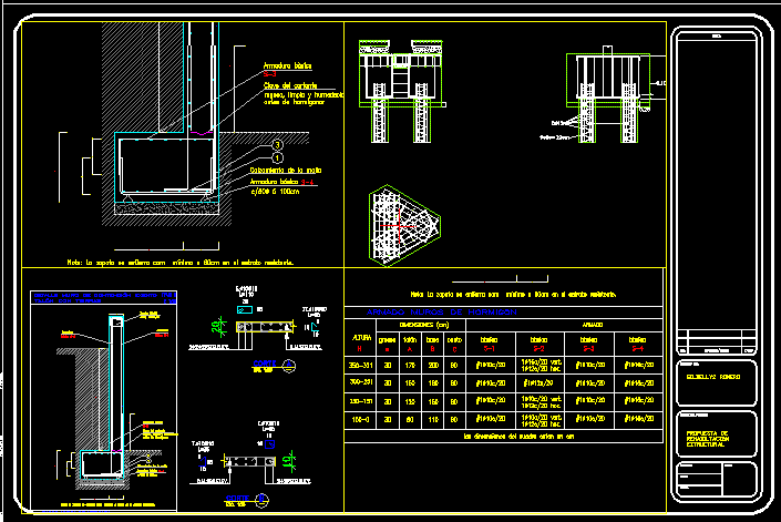 Wall Foundation Details DWG Detail for AutoCAD • Designs CAD