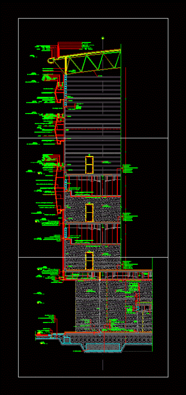 Wall Section DWG Section for AutoCAD