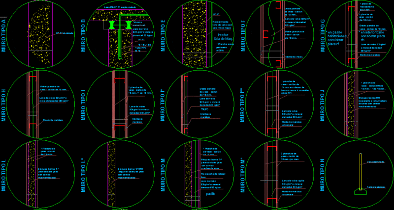Walls Details DWG Detail for AutoCAD