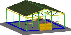Warehouse 3D DWG Model for AutoCAD
