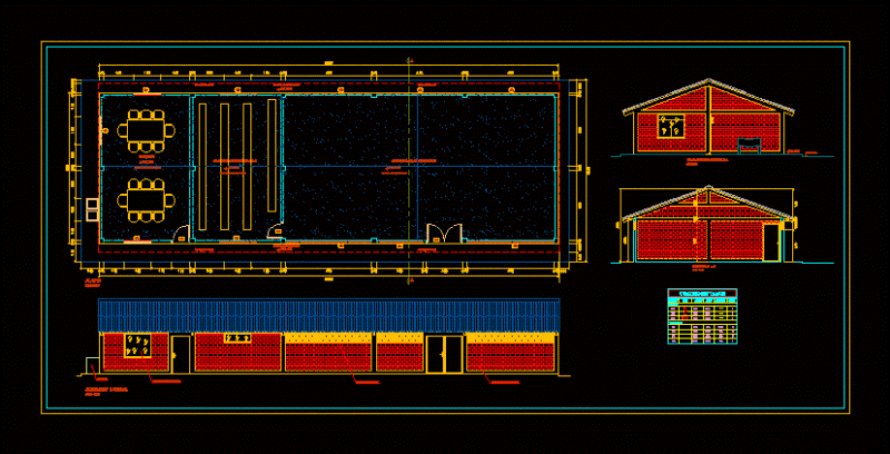 Warehouse DWG Block for AutoCAD