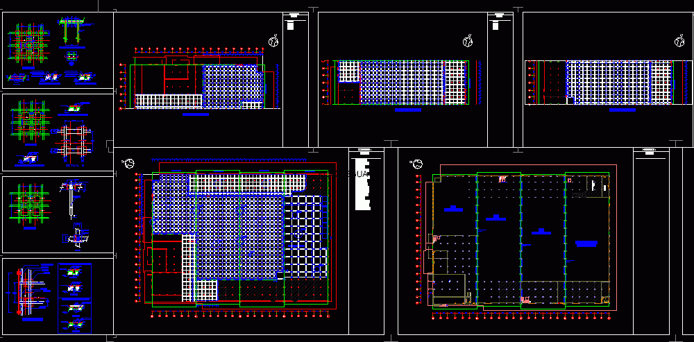 Warehouse Foundation DWG Block for AutoCAD • Designs CAD