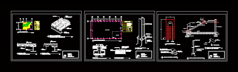 Warehouse Structure DWG Block for AutoCAD