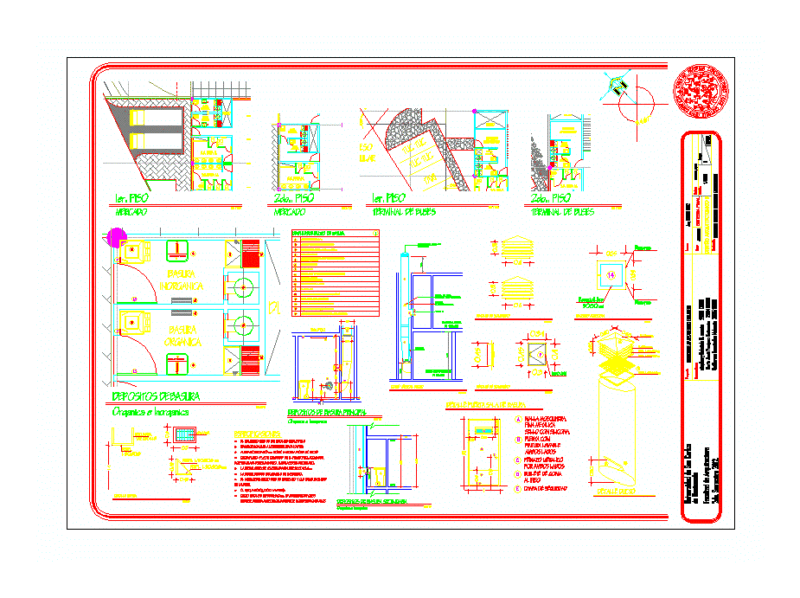 Waste DWG Block for AutoCAD