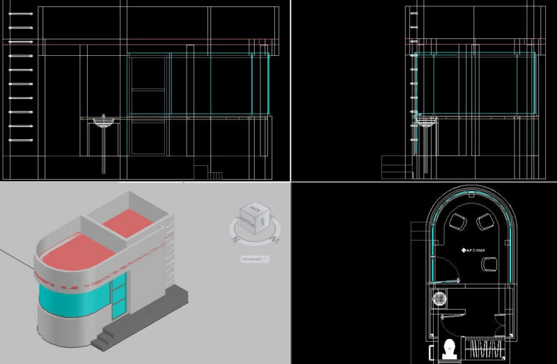 Watchhouse 3D DWG Model for AutoCAD
