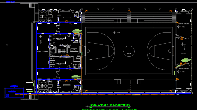 Water DWG Block for AutoCAD