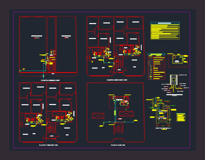 Water Facilities DWG Detail for AutoCAD