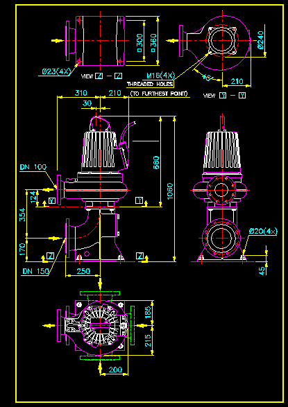 Water Pump DWG Block for AutoCAD • Designs CAD