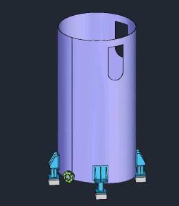 Water Storage Tank DWG Block for AutoCAD