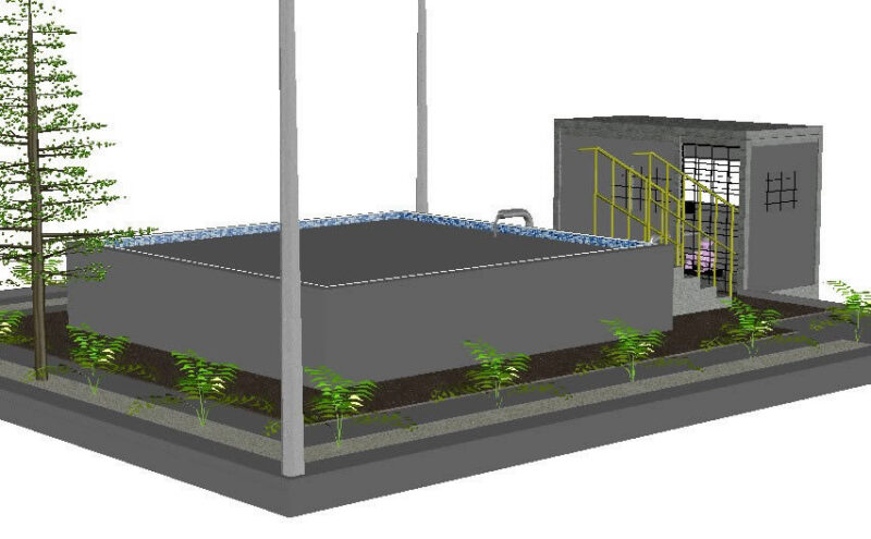 Water Tank DWG Block for AutoCAD