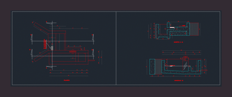 Water Uptake DWG Detail for AutoCAD