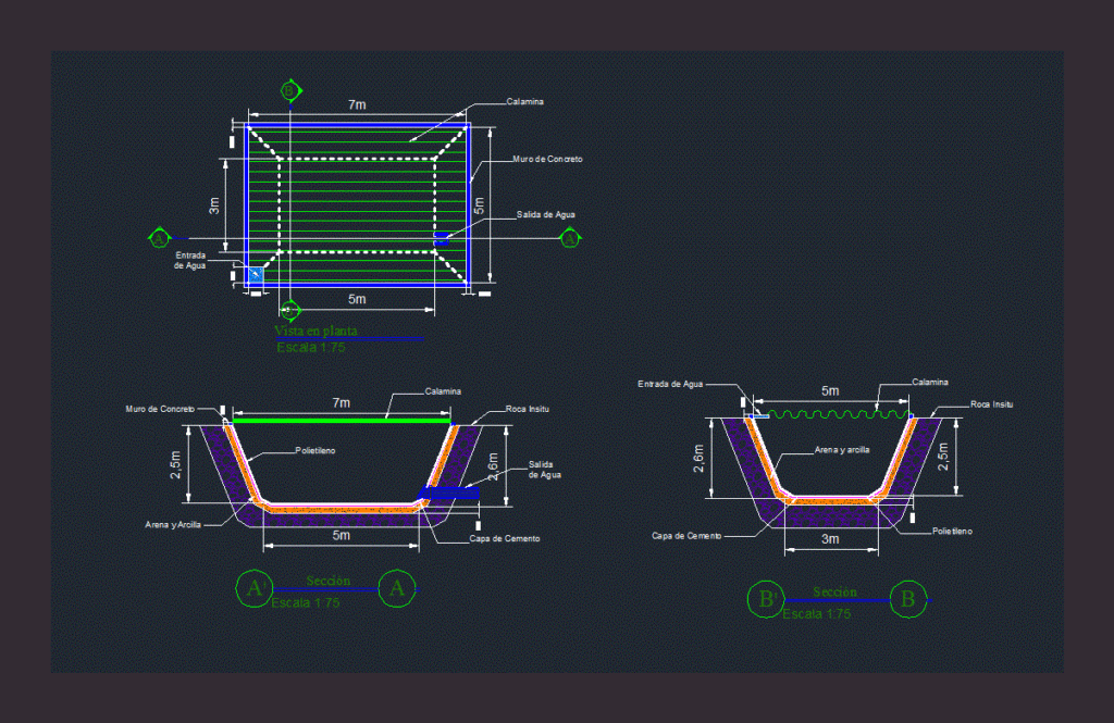 Water Well DWG Block for AutoCAD
