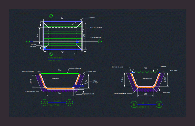 Water Well DWG Block for AutoCAD