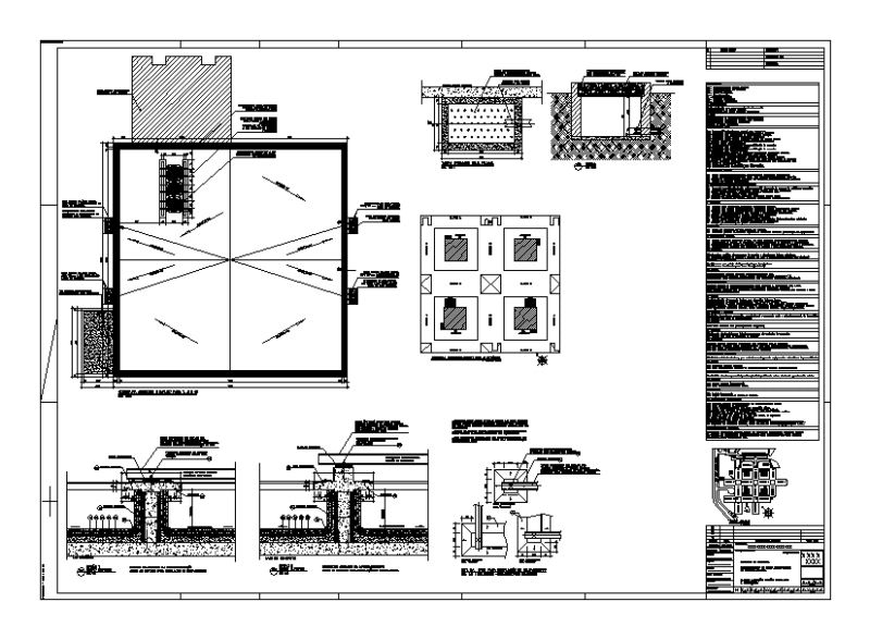 Waterproofing – Flat Roof DWG Detail for AutoCAD