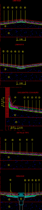 Waterproofing Chova DWG Block for AutoCAD