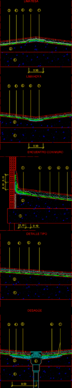 Waterproofing Chova DWG Block for AutoCAD