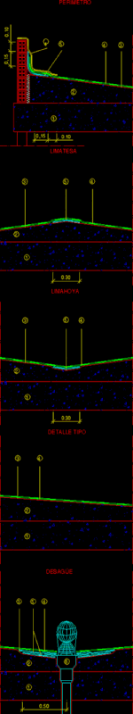 Waterproofing Chova DWG Block for AutoCAD