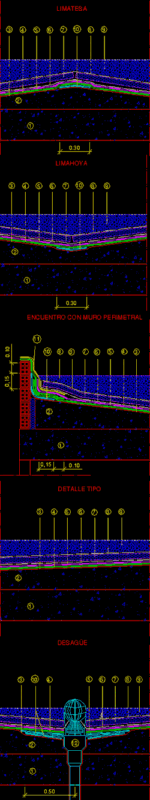 Waterproofing Chova DWG Block for AutoCAD