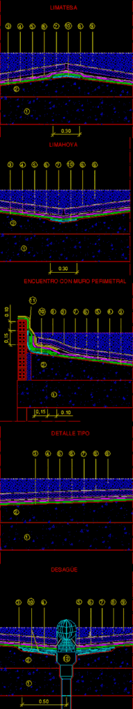 Waterproofing Chova DWG Block for AutoCAD