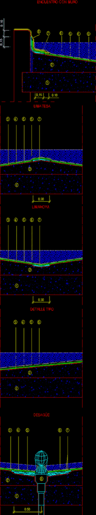 Waterproofing Chova DWG Block for AutoCAD