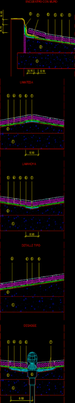 Waterproofing Chova DWG Block for AutoCAD