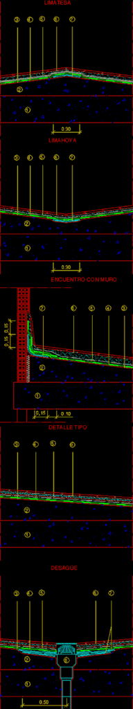Waterproofing Chova DWG Block for AutoCAD