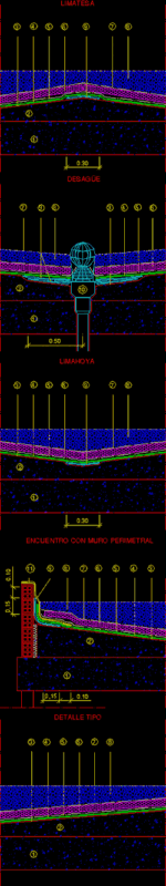 Waterprooing Chova DWG Block for AutoCAD