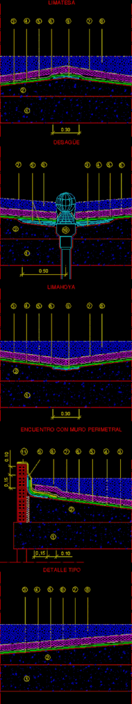 Waterprooing Chova DWG Block for AutoCAD