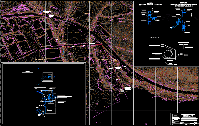Waterworks DWG Block for AutoCAD