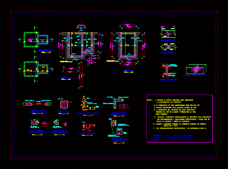 Well DWG Block for AutoCAD