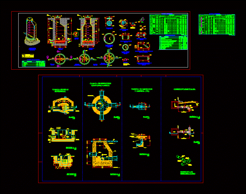 Well Inspection Camera DWG Detail for AutoCAD