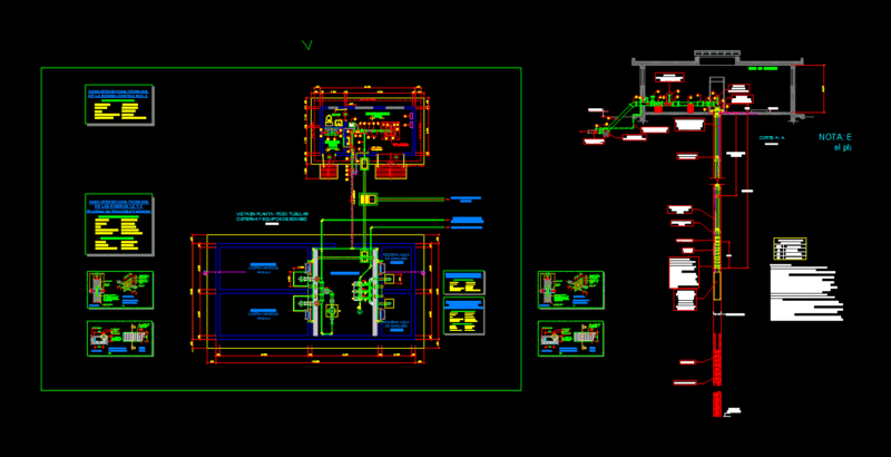 Well Tubular And Tank DWG Plan for AutoCAD