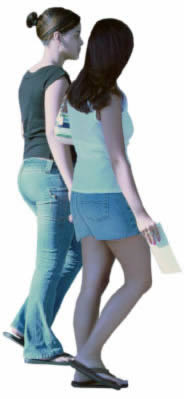 Women Walking 2D BMP Graphics Graphics
