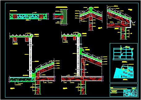 Wood Constructure Detailsdrawers Sections Detail In Autocad Dwg File Images