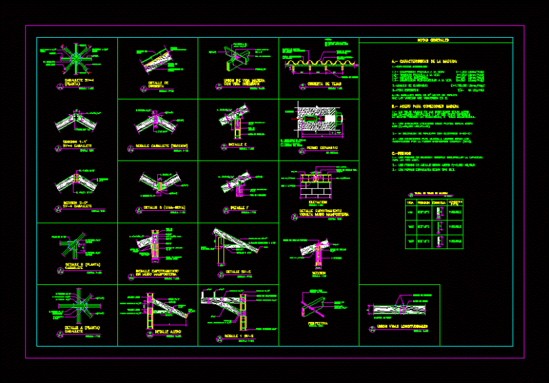 Wooden Deck – DWG Detail for AutoCAD