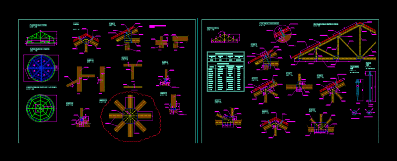 Wooden Hut DWG Detail for AutoCAD
