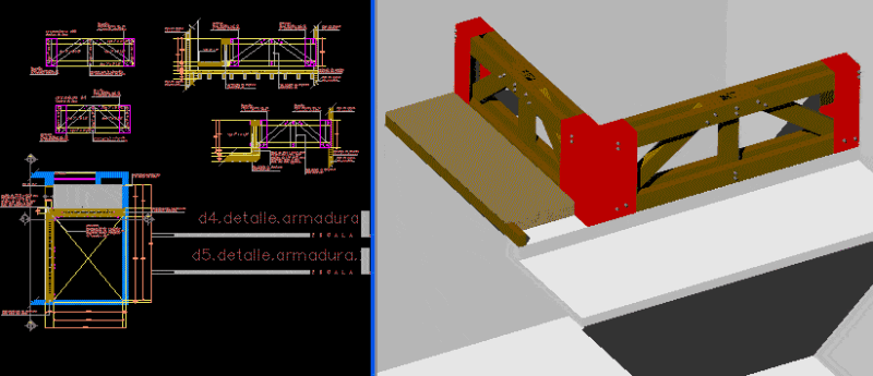 Woods Armors DWG Block for AutoCAD