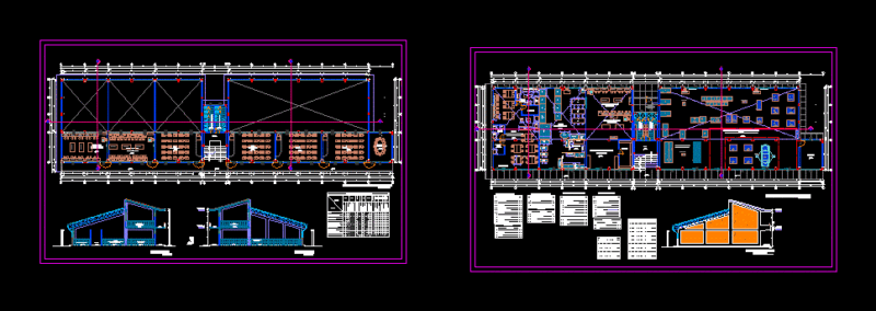 Workshop DWG Block for AutoCAD