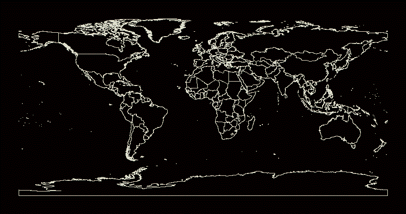 Карта в dwg