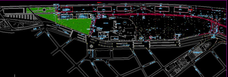 Zone Flag’s Monument DWG Block for AutoCAD