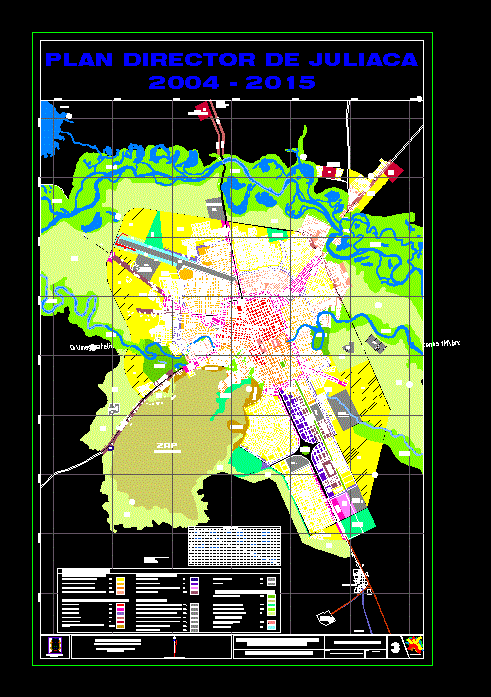 Zoning – Land Use Of The City Of Juliaca DWG Plan for AutoCAD