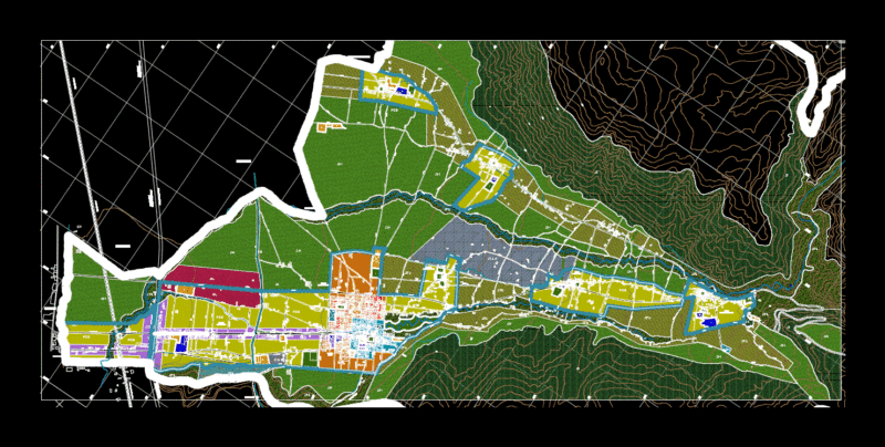 Zoning Apata – Jauja DWG Block for AutoCAD