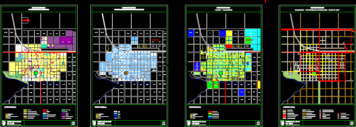 Zoning Map, Puan, Argentina PDF Plan (Document) | DesignsCAD