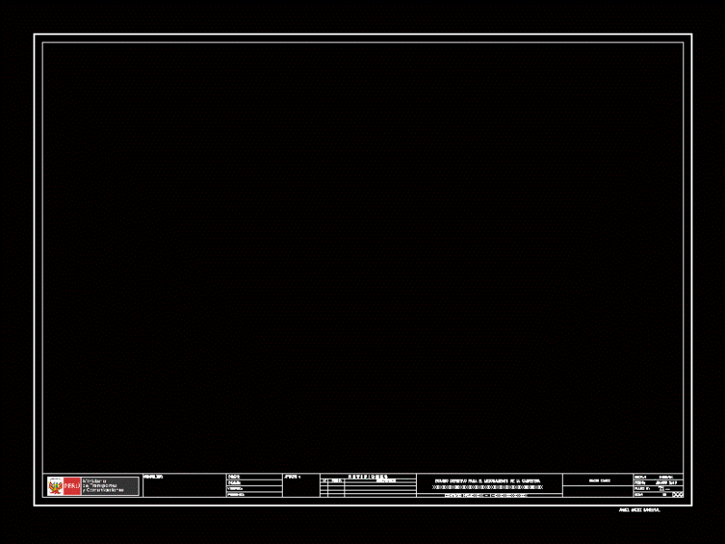 A3 Membrete DWG Block for AutoCAD