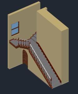 A Stair Lift – 3D DWG Model for AutoCAD