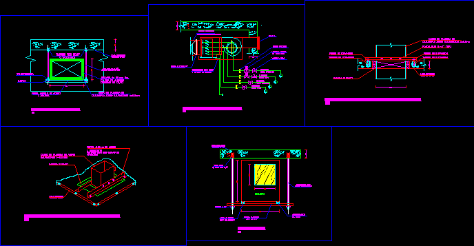 Air Conditioning Detail DWG Detail for AutoCAD – Designs CAD hvac duct drawing images 