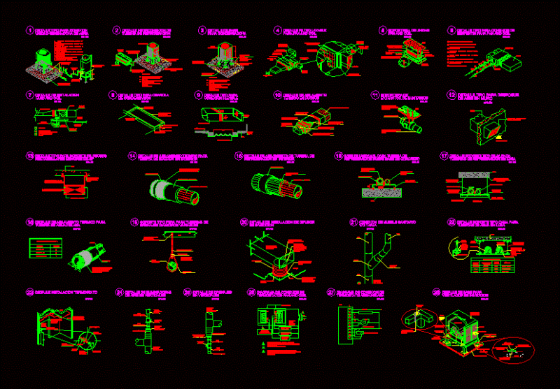 Air Conditioning Details DWG Detail for AutoCAD